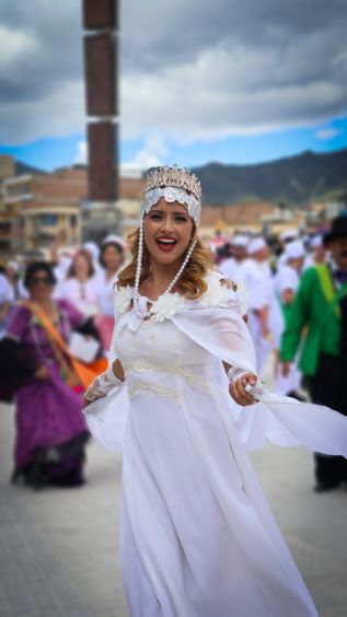 carnaval de blancos y negros