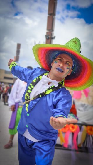 carnaval de blancos y negros